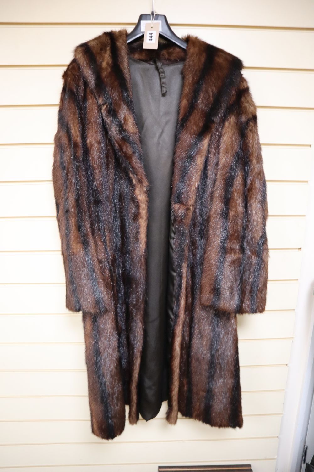Two musquash fur coats